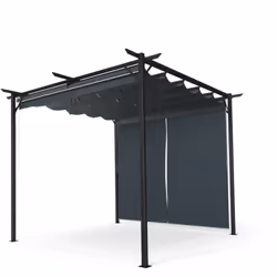 PROTECTION EXTÉRIEURE STABLE : Cadre en acier thermolaqué pour une stabilité et une capacité de charge élevées, assurant un a ...