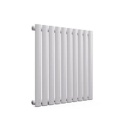 Blumfeldt Tallheo Radiateur eau chaude 60 x 60 cm 462 W Facile à installer Montage mural Chauffage Blanc