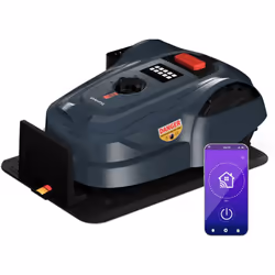 CONTRÔLE TOTAL : Contrôlé par application intuitive sur smartphone, ce robot tondeuse offre une gestion facile et efficace de ...