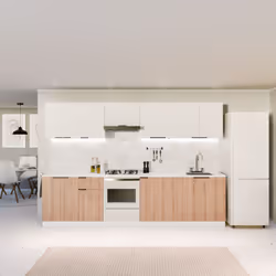 placard de rangement Le Blumfeldt WoodVista allie des matériaux de haute qualité, une finition soignée et un design moderne.  ...