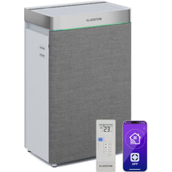 Klarstein - AireLux Purificateur d'Air – Filtration hepa & Charbon Actif, cadr 400 m³/h, WiFi Intelligent, Silencieux, uv-c, Humidification 1000