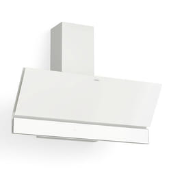 Klarstein Velaire Hotte Aspirante 90 cm Hotte Décorative 820 m³/h A++ Énergie Commandes Tactiles Évacuation & Recyclage Blanc