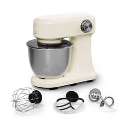 Klarstein Bella Evo Robot Pâtissier 1500W 5L Bol Inox 12 Vitesses Système Planétaire Pulse Robot Cuisine Multifonctions Crème
