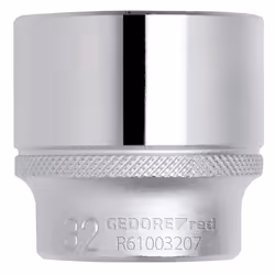 Gedore R61001206, Prise, 1/2", Métrique, 1 tête(s), 17,22 mm, Sulfate de chondroïtine