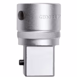 Chromé mat, Pour les prises de courant à commande manuelle, Entraînement carré interne selon DIN 3120 - D 25, ISO 1174, avec ...