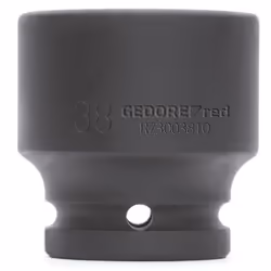 Gedore R73004110, Douille à choc, Noir, 1 tête(s), 3/4", Métrique, 59 mm