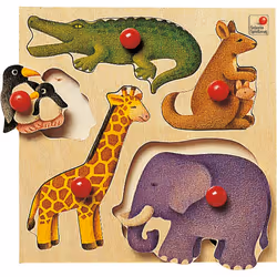 Schmidt Spiele Selecta Puzzle Zoo, 5 pièce(s), Zoo