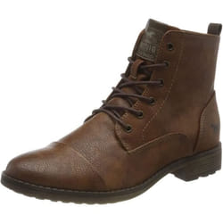 Bottines Mustang Femmes 1359-502 - Cognac - Textile - Taille 42 EU