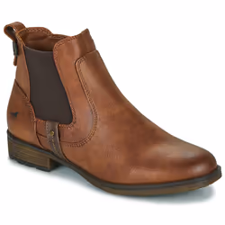 Bottines Femmes MUSTANG - Modèle 1265522 - Couleur Cognac