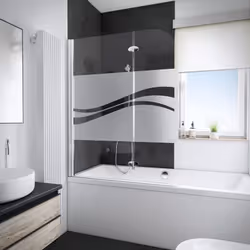 Description générale Ce pare-douche rabattable à 2 volets allie élégance et fonctionnalité. Conçu pour protéger votre salle d ...