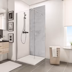 Description générale Vous souhaitez remplacer votre baignoire par une douche, habiller des petites surfaces derrière des toil ...