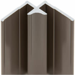 Profilé d'angle intérieur pour panneau mural de douche, DécoDesign Schulte Taupe, 210 cm