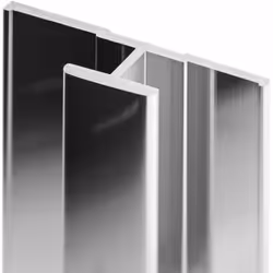 Profilé de jonction pour panneau mural de douche DécoDesign, Schulte, aspect chromé Les profilés de haute qualité en aluminiu ...