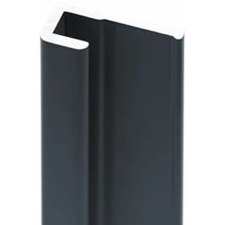Profilé de finition pour panneau mural de douche, DécoDesign, Schulte, Anthracite, 210 cm