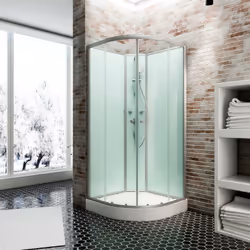 Description générale Une cabine de douche intégrale arrondie est la solution tout-en-un pour votre salle de bain. Pratique et ...