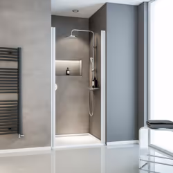 Description générale Une porte de douche pivotante est la solution classique et idéale pour les moyennes et grandes salles de ...