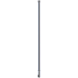 Schulte - Fixation au plafond 80 cm recoupable pour verre 5 - 8 mm, E100324-41