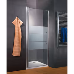 Description générale La porte de douche pivotante est l'option idéale pour les salles de bains de taille moyenne à grande, of ...
