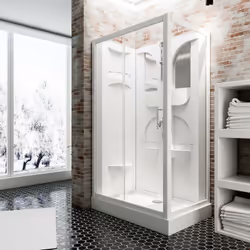 Description générale Une cabine de douche intégrale avec porte coulissante est la solution idéale pour transformer votre sall ...