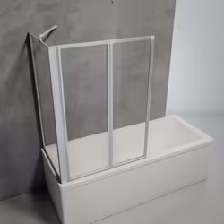 Description générale Le pare-douche 2 volets avec paroi de retour fixe combine élégance et fonctionnalité. Ce dispositif vous ...
