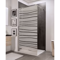 Description générale Une paroi de douche à l'italienne PMR ou walk in est idéale si vous cherchez une paroi tendance et desig ...