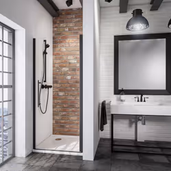 Description générale Une porte de douche pivotante est la solution classique et idéale pour les moyennes et grandes salles de ...