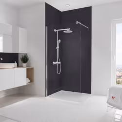 Pack de 2 panneaux de revêtement mural, DécoDesign DéCOR, Ardoise Vous souhaitez remplacer votre baignoire par une douche, ha ...