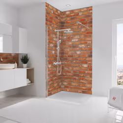 Pack de 2 panneaux de revêtement mural, DécoDesign DéCOR, Briques industriel Vous souhaitez remplacer votre baignoire par une ...