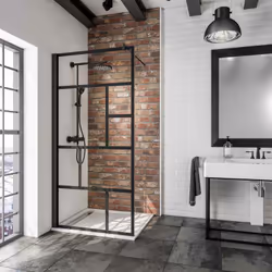 Description générale Une paroi de douche à l'italienne PMR ou walk in est idéale si vous cherchez une solution tendance et de ...