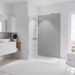 Panneau mural gris argenté, Schulte DécoDesign Vous souhaitez remplacer votre baignoire par une douche, habiller des petites  ...