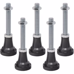 Pack de 5 pieds pour un receveur de douche de plain-pied en résine minérale Les pieds sont un complément esthétique et foncti ...