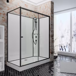 Description générale Une cabine de douche est la solution tout-en-un idéale pour votre salle de bain. Pratique et facile à mo ...