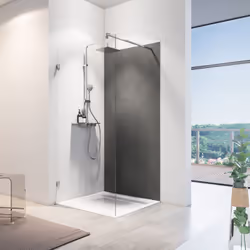 Pack de 2 Panneaux de revêtement mural, DécoDesign SOFTTOUCH, ardoise Vous souhaitez remplacer votre baignoire par une douche ...
