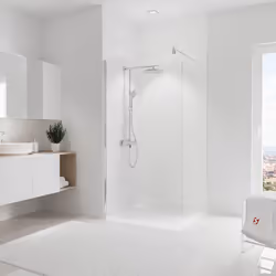 Schulte panneau mural 100x255 cm revêtement pour douche et salle de bains placement facile DécoDesign SOFTTOUCH marbre