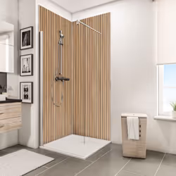Description générale Les panneaux muraux DécoDesign de Schulte sont la solution parfaite pour transformer votre salle de bain ...