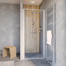 Porte de douche pivotante Trend 2.0, profilé alu La série Trend 2.0 porte bien son nom : trendy ! Résolument tendance au nive ...
