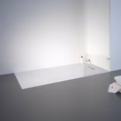 Description générale Un receveur de douche de plain-pied ultra léger avec un élégant effet pierre en blanc mat. Cette solutio ...