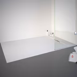 Description générale Un bac de douche de plain-pied ultra léger avec un élégant effet pierre blanc mat. Ce receveur de douche ...