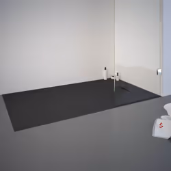 Bac de douche de plain-pied ultra léger effet pierre Anthracite Un receveur de douche est une solution idéale pour éviter les ...