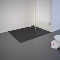 Bac de douche de plain-pied ultra léger effet pierre Anthracite Un receveur de douche est une solution idéale pour éviter les ...