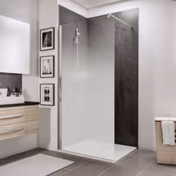 Description générale Le pare-douche à l'italienne PMR Walk In avec profilé aspect chromé est la solution idéale pour ceux qui ...