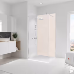 Panneau de revêtement mural, DécoDesign DéCOR, Crépi greige Vous souhaitez remplacer votre baignoire par une douche, habiller ...