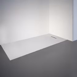 Description générale Le bac de douche de plain-pied ultra léger effet pierre en blanc mat est une solution idéale pour éviter ...