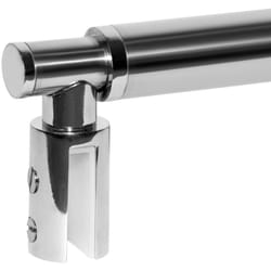 Barre de stabilisation murale pour paroi de douche 6-8 mm, barre de renfort extensible, barre de fixation universelle Schulte aspect chromé