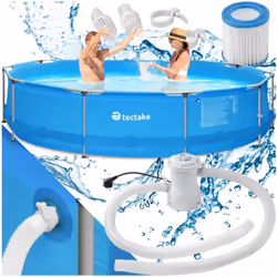 Description générale Profitez de l'été au maximum dans votre jardin avec notre piscine hors sol tubulaire ronde ! Idéale pour ...