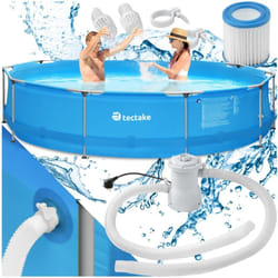 Tectake - Piscine ronde 360 x 76 cm