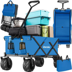 Chariot de jardin et de transport pliable