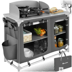 TecTake 402920 cuisine de camping Gris