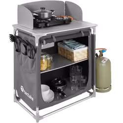 TecTake 402921 cuisine de camping Gris
