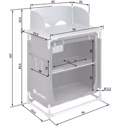 TecTake 402921 cuisine de camping Gris - Vue supplémentaire 6